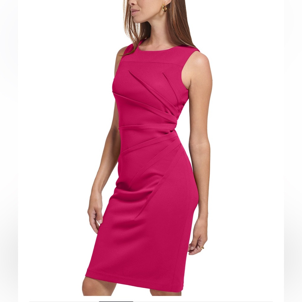 NWT Calvin Klein, hot pink dress